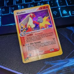 Blaziken 3/109 Ruby And Saphire Pokemon DAMAGED