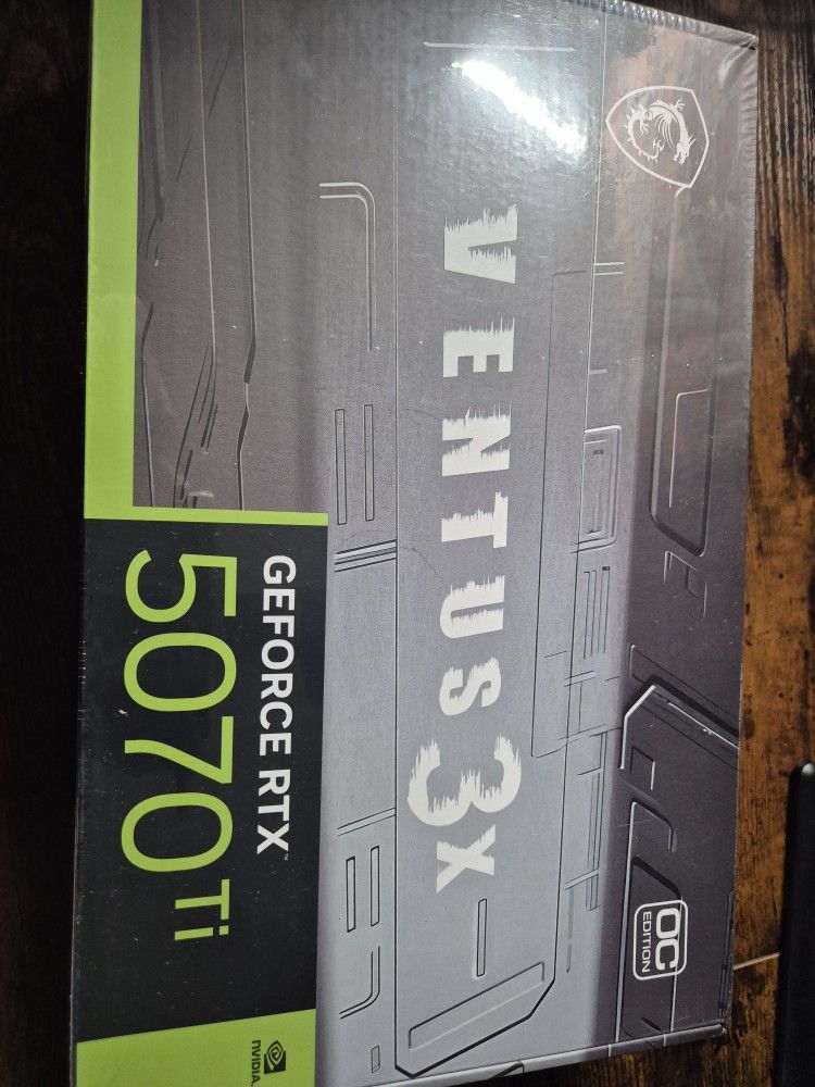 MSI NVIDIA GeForce RTX 5070 Ti 16GB VENTUS 3X OC BRAND NEW SEALED