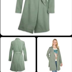 Mary Blair 70th Anniversary Disney's Alice In Wonderland Trenchcoat Size L