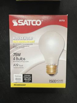 Incandescent Light Bulb 4 Pack