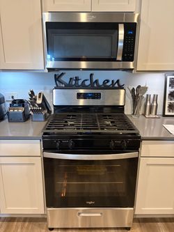 Whirlpool-Stove and microwave