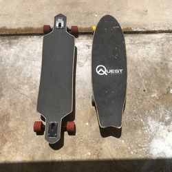 Long Board And Surf Skate Board