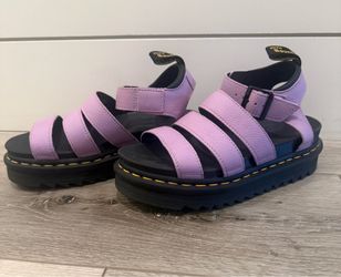Dr. Martens Blaire Lilac Platform Sandals