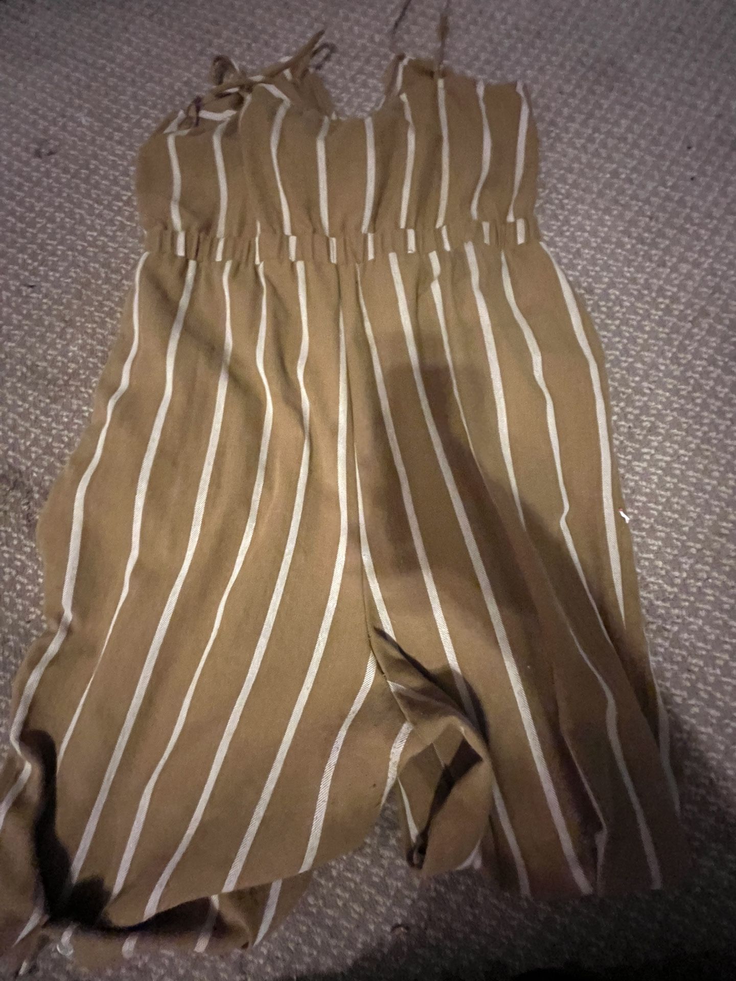 Brown strip Pants suit