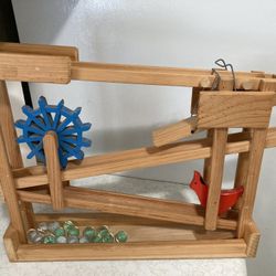 Amish Made Vintage Wooden Marble Game 