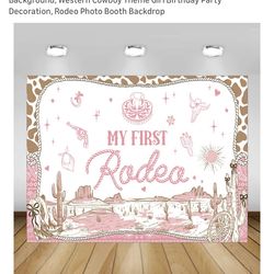 First rodeo birthday decorations