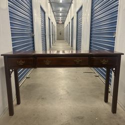 Davis Company Mahogany Console Table 