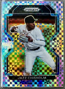 Jazz Chisholm 2022 Prizm Baseball Jazz Chisholm Building Block Prizm #41/75