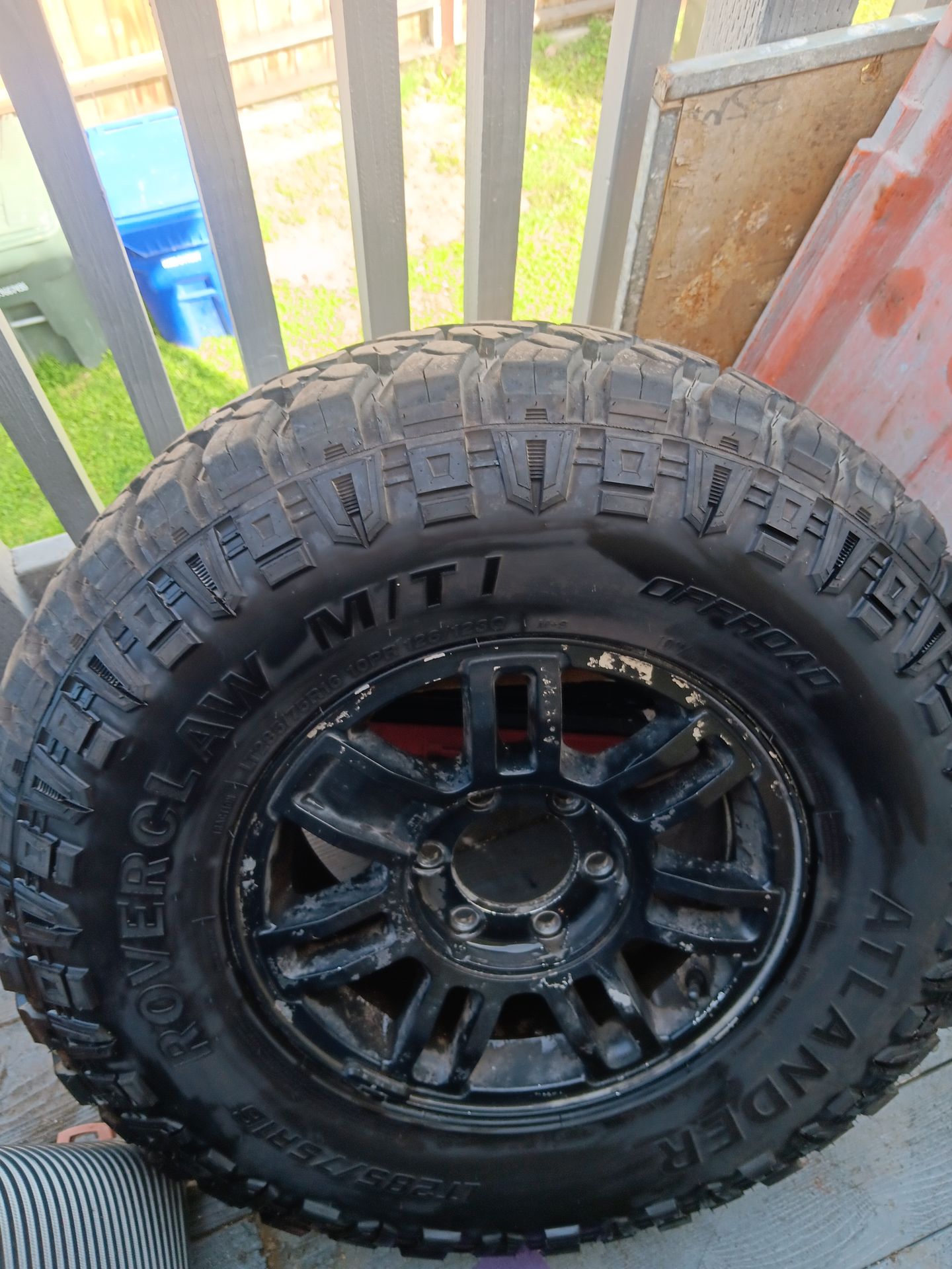 Lt235/75/16 still has the hairs on the tires