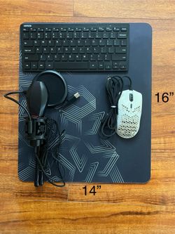 Keyboard, Microphone, Mouse & Pad Bundle