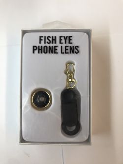 Fish eye camera lens for cell phones