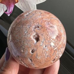 Pink Agate Sphere