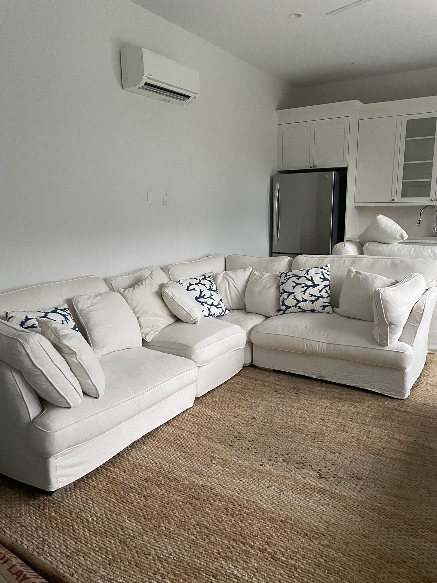 White Sectional Couch