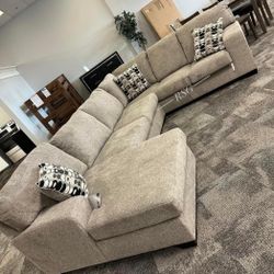 Platinum Gray U Shaped Modular Sectional Couch Set ⭐$39 Down Payment with Financing ⭐ 90 Days same as cash