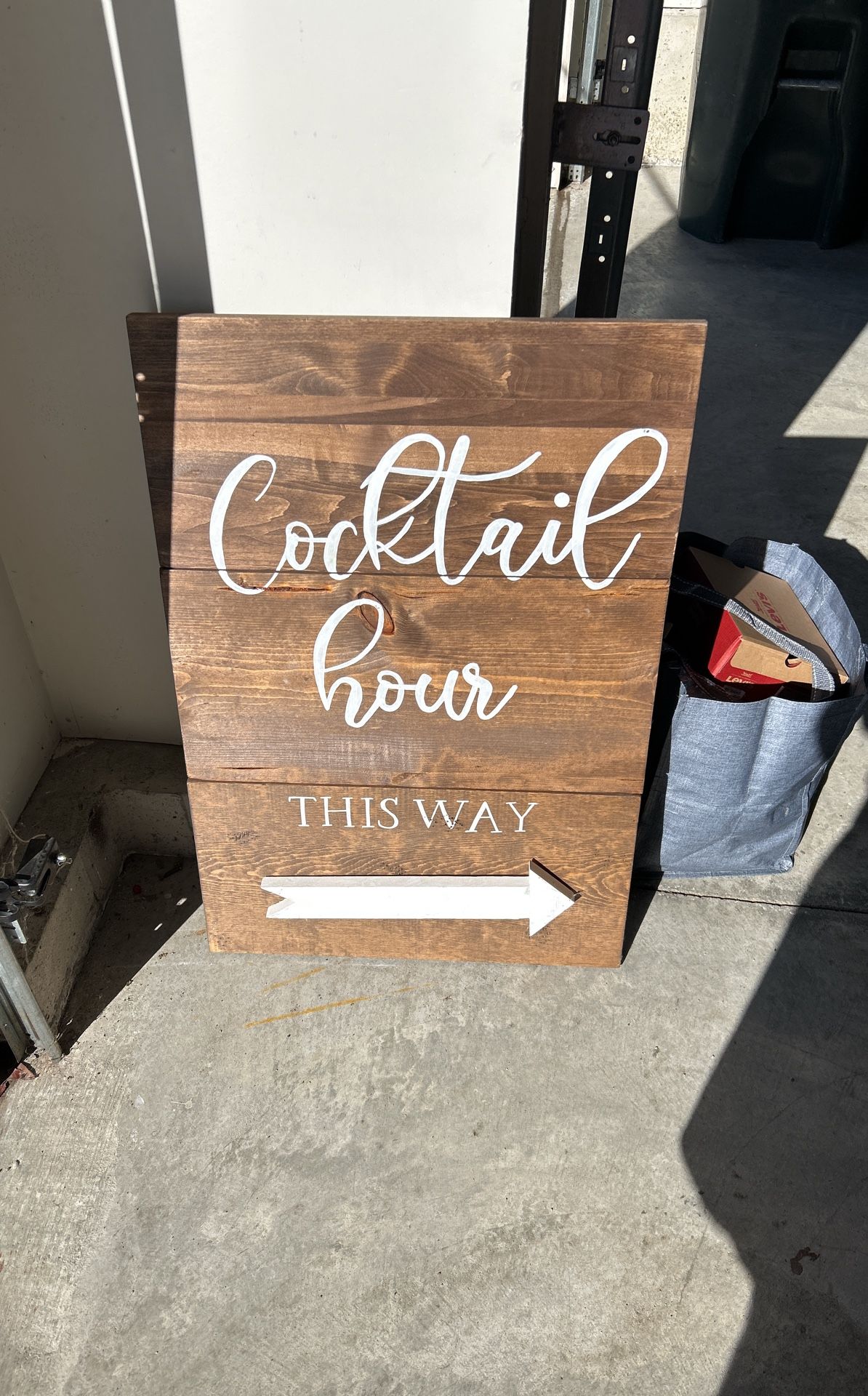Cocktail Hour Wedding Sign