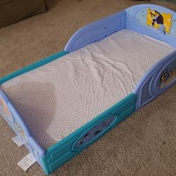 Bluey Themed Toddler Bed With Mattress
