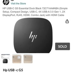 Hp USB -c G5 