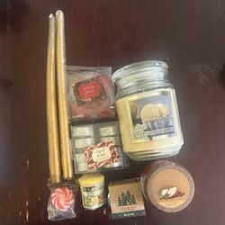 Set Of Winter Candles
