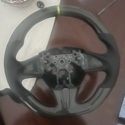 Today’s price only! Not holding FCFS Used 2014-2016 Infiniti Q50 carbon Fiber Steering Wheel no air bag great condition 