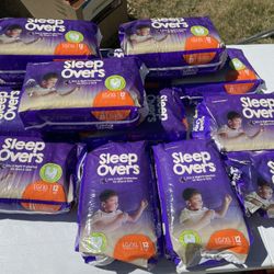 Pull-up Diapers Lot 13 Total Sealed Bags Lg/XL 