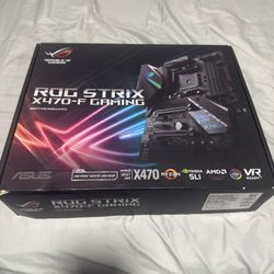 ASUS ROG STRIX X470-F GAMING AM4 ATX Motherboard - Tested & Working
