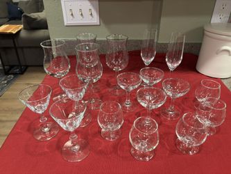 Bar Glassware Vintage Pieces