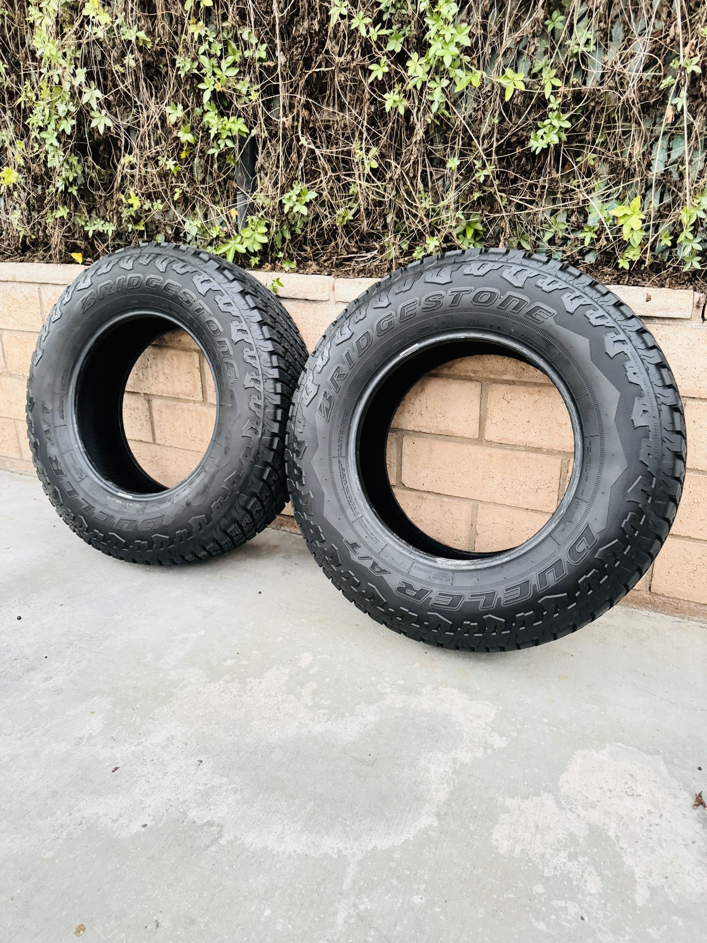 Bridgestone Dueler AT ALL TERRAIN RHS 245/75r17 TIRES PAIR (TWO ONLY) TIRES For TRUCK Or SUV 245 75 17