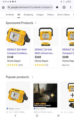 Selling new DeWalt task light. Brand new $50 dll obo!