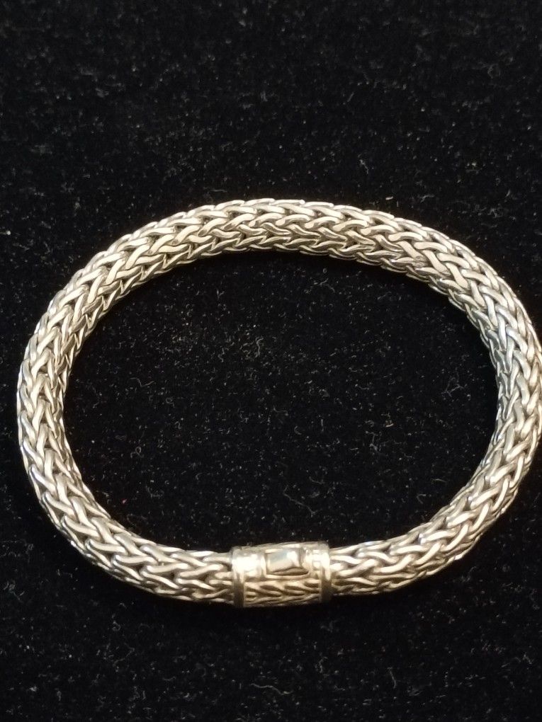 John Hardy 925 Sterling Silver Heavy Bracelet