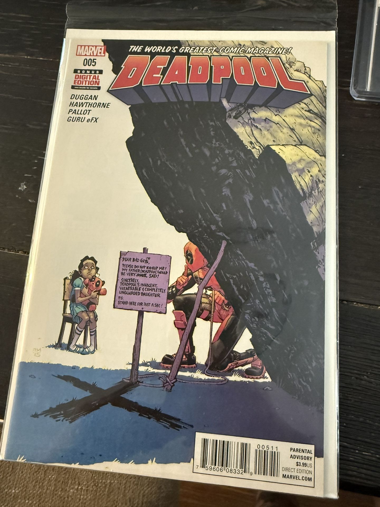 Deadpool comic Book