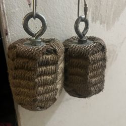 Pro Fire Poi Set – Heavy-Duty Wick Heads – Festival / Flow Arts Gear