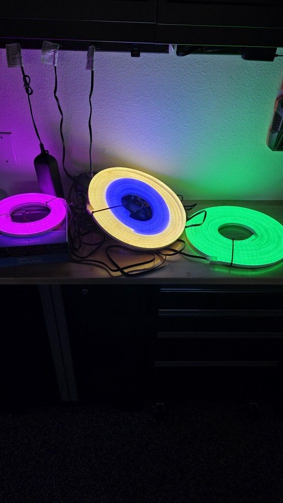 XMAS Lights! WiFi Enbrighten Outdoor LED Flex Rope Lights (x3)