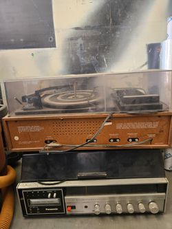 1970s stereo Panasonic and Emerson