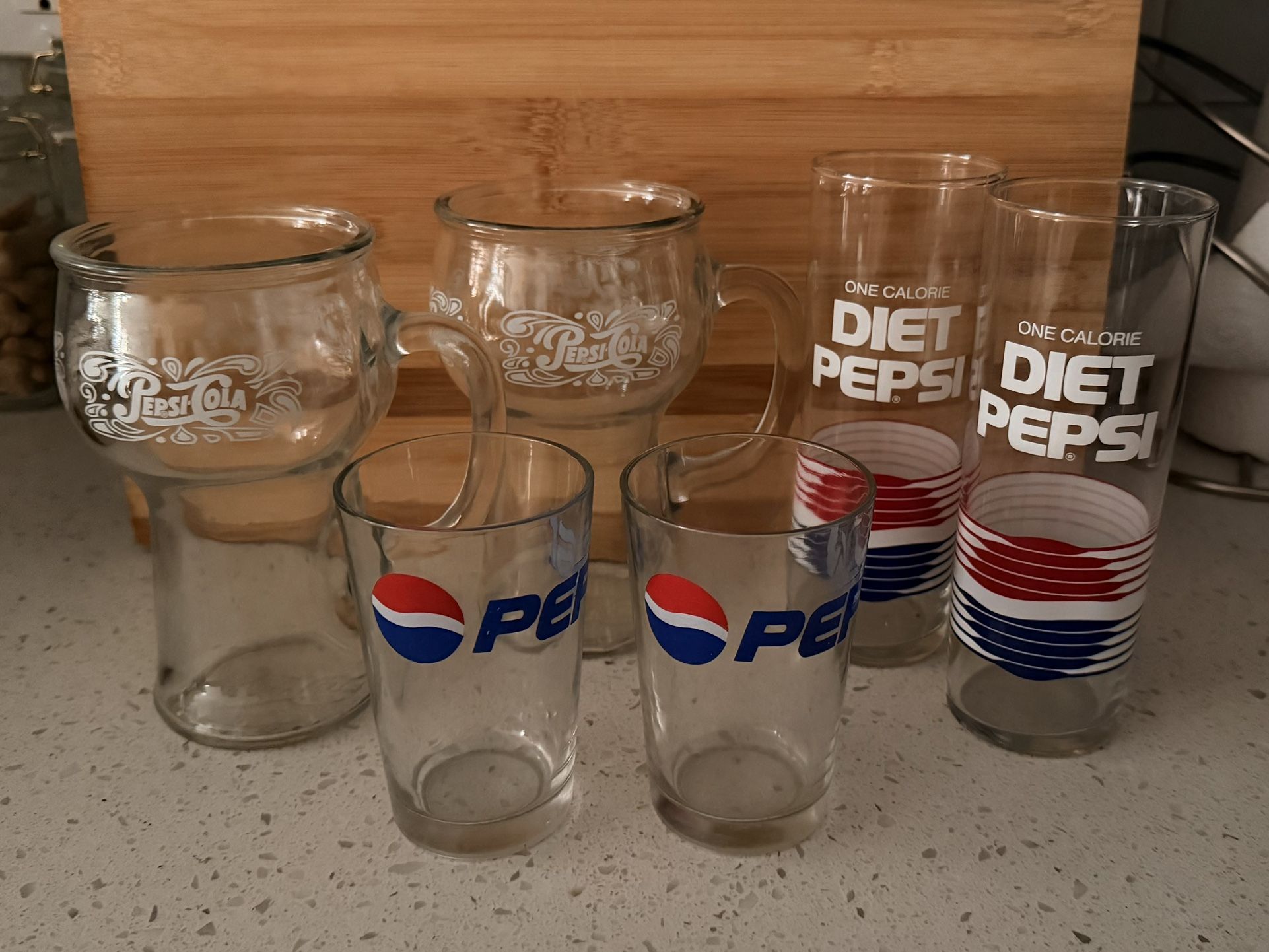 Vintage Pepsi Glasses