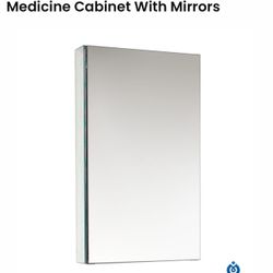 Fresca 15w 26tall Bathroom Medicine Cabinet Mirrors 