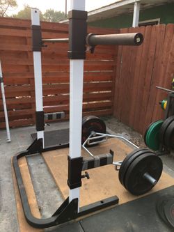 Squat rack heavy duty Olympic adjustable