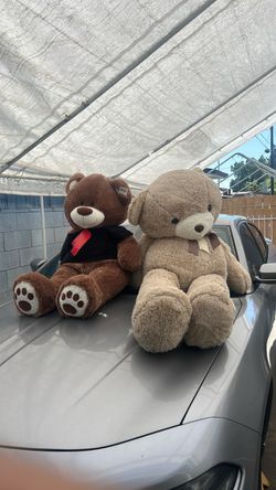 Two Large Stuffed Teddy Bears