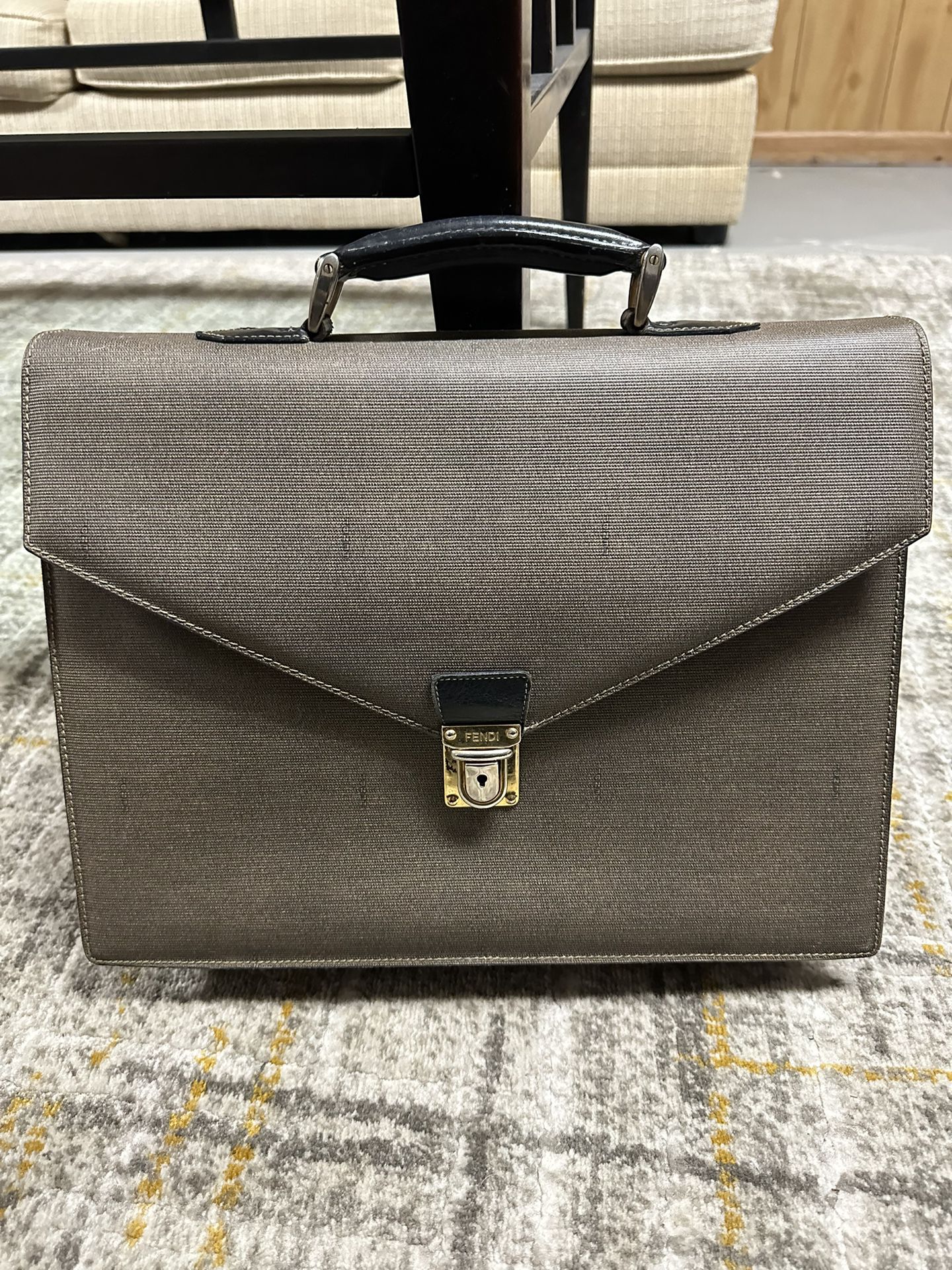 Authentic Fendi Bag Briefcase 