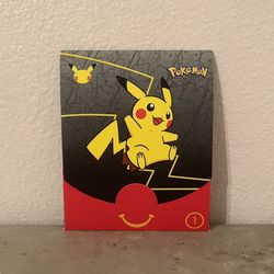 Pokemon 25th Anniversary McDonalds Special Promo Sealed Pack