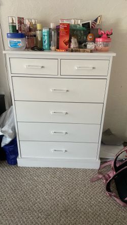 White dresser