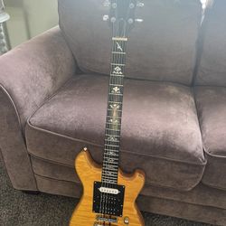 Grateful Dead Jerry Garcia Wolf Guitar 