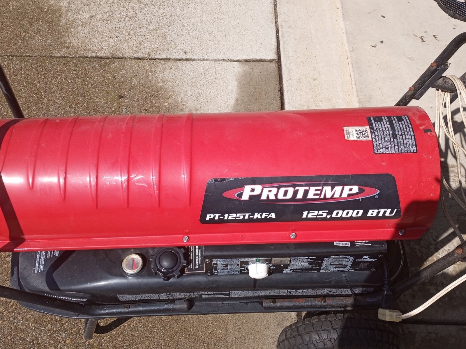 ProTemp PT-125T-KFA Heater