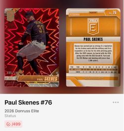 Paul skenes #76 385/499