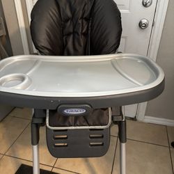 High Chair And Diaper Pail