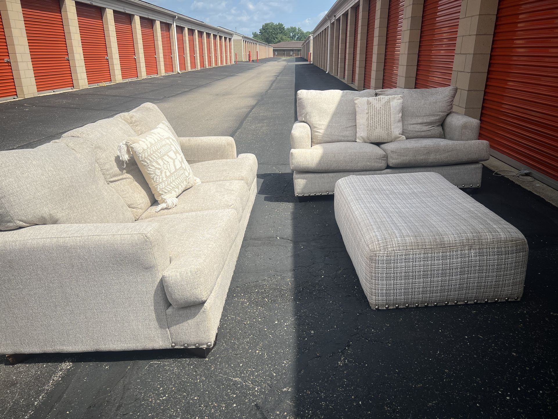 Couch Loveseat Ottoman