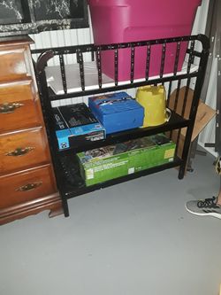 cherry oak wood changing table