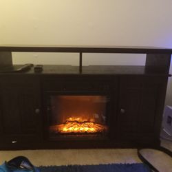 Electronic Fireplace And TV Stand 