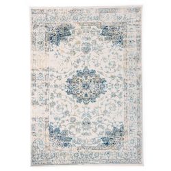 World Rug Gallery Traditional Persian 7 ft. 10 in. x 10 ft. Blue Area Rug