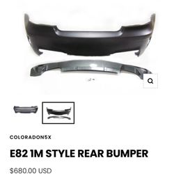 BMW One Series Bumper