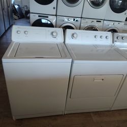 Whirlpool Top Load Washer Gas Dryer Heavy Duty Super Capacity In Excellent Working Condition 